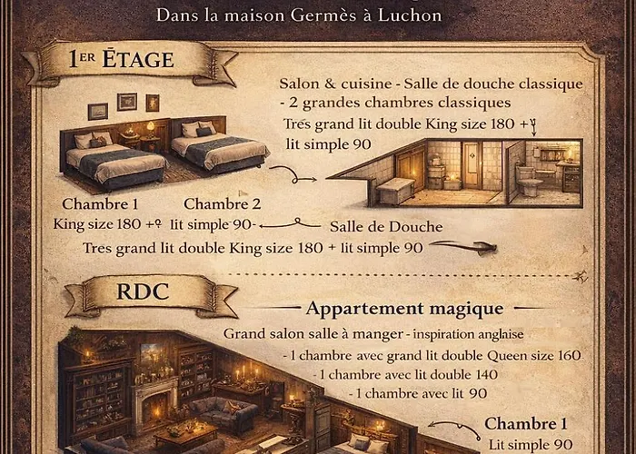 Holiday home Chez Harry, Le Manoir Magique, & Week-ends Enchantes, Sejours, Anniversaires, Noel & Halloween, Ideal Familles Et Curistes